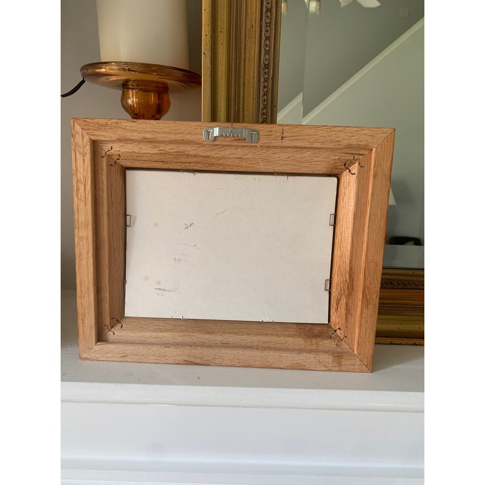 Vintage Americana General Store Framed Art Print Oak Wood Frame Coca-Cola Pepsi - Picture 7 of 7